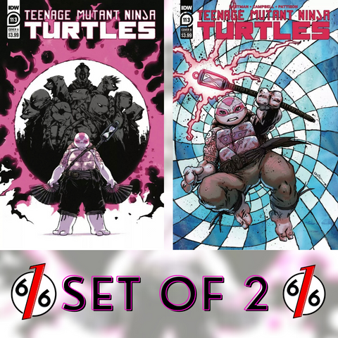 🚨🐢🔥 TMNT #113 SET OF 2 Cvr A Sophie Campbell & Cvr B Kevin Eastman NM Gemini