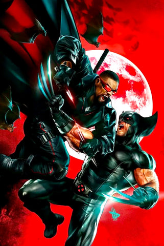 WOLVERINE vs BLADE #1 Exclusive Dave Wilkins Virgin Cover