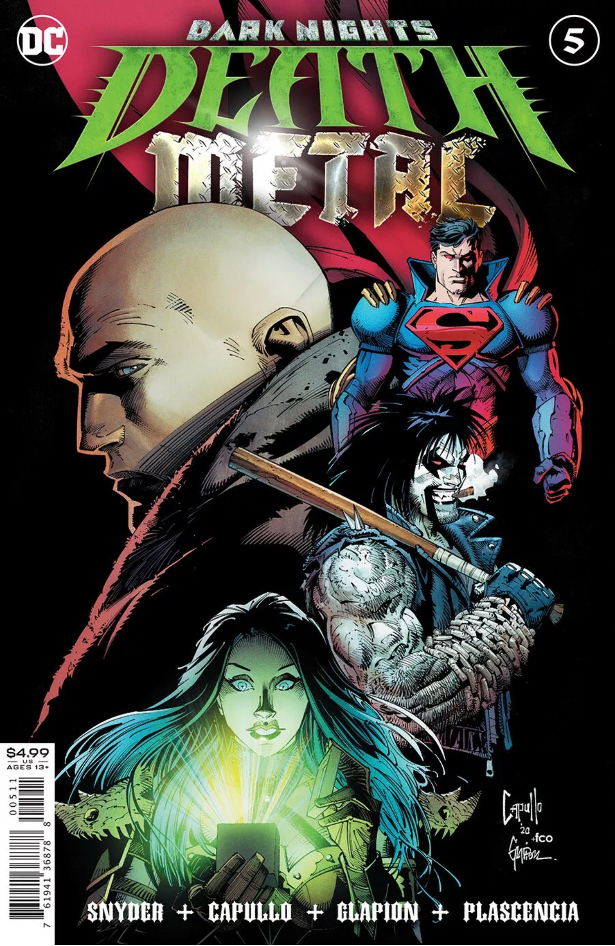 Dark Nights Death Metal #1 top (NM) 7 Cover