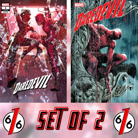 DAREDEVIL #1 SET KAEL NGU Trade Dress Variant & CHECCHETTO Main Cover