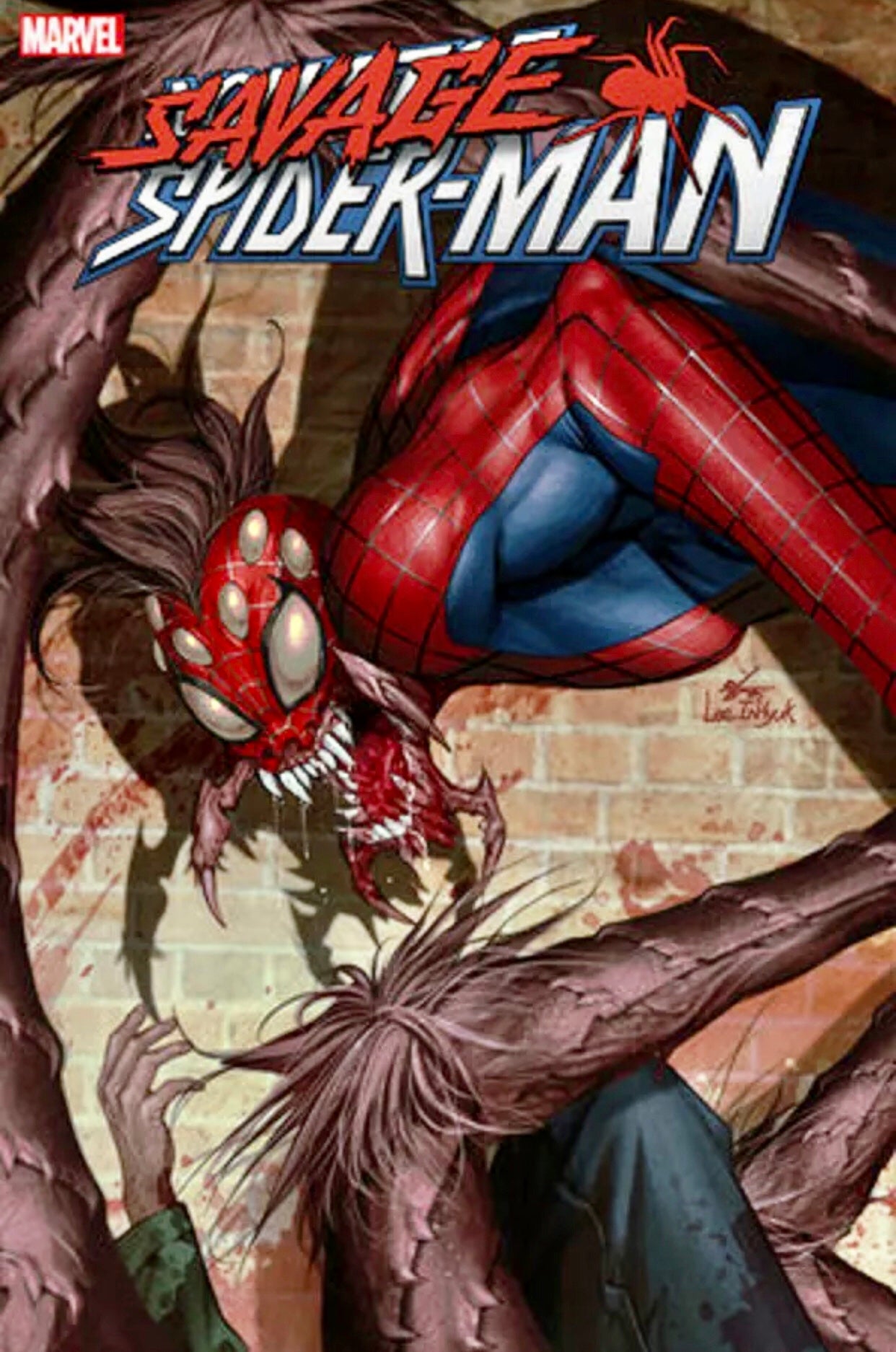 SAVAGE SPIDER-MAN #1 INHYUK LEE 1:100 Ratio Variant