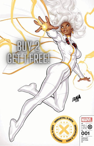 BUY 2 GET 1 FREE - IMMORTAL X-MEN #1 NAKAYAMA Storm Unknown/616 Trade Dress Variant - 3 Copies 