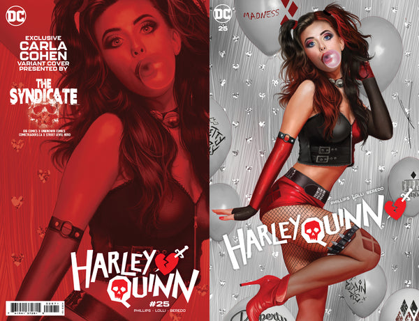 HARLEY QUINN 25 CARLA COHEN Trade & Virgin & Foil & 1:25 FRISON & 1:50 EJIKURE Variant