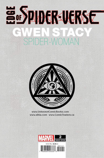 EDGE OF SPIDER-VERSE #2 FACSIMILE Turini Virgin Variant Spider-Gwen