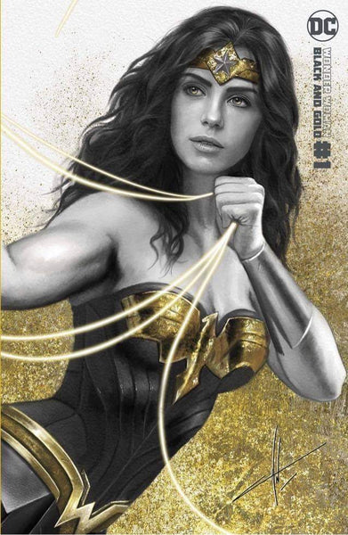 WONDER WOMAN BLACK & GOLD #1 COHEN Minimal Trade Dress Variant LTD 1500