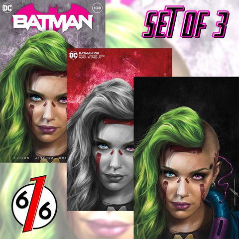 BATMAN #108 CARLA COHEN Variant Set of 3 Trade & Minimal & Virgin LTD 1000 Miracle Molly