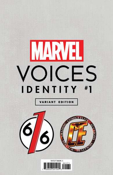 MARVELS VOICES IDENTITY #1 YOON 616 Exclusive Trade Dress Variant LTD 3000