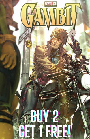 BUY 2 GET 1 FREE - GAMBIT #1 KAEL NGU Unknown 616 Trade Dress Variant - 3 Copies