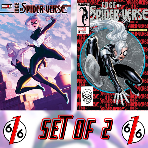 EDGE OF SPIDER-VERSE #3 JEN BARTEL & KIRKHAM Trade Dress Variant Set