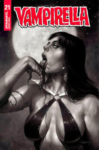 🚨🔥🦇 VAMPIRELLA #21 LUCIO PARRILLO B&W 1:10 Ratio Variant NM Gemini Shipping