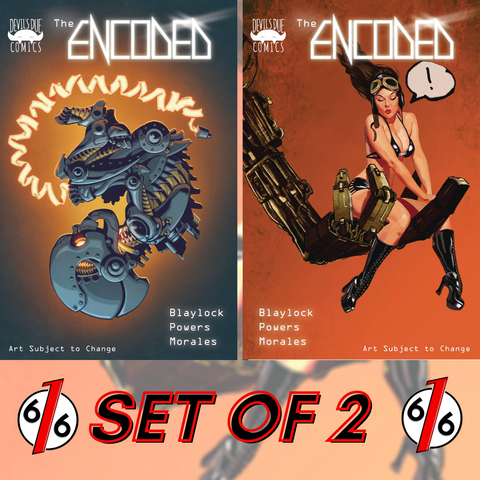 🚨🔥 THE ENCODED #1 SET OF 2 Cover A Hester & B Herrera Variant NM Gemini