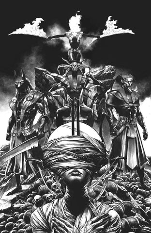 X OF SWORDS STASIS #1 MICO SUAYAN Exclusive Virgin B&W Variant