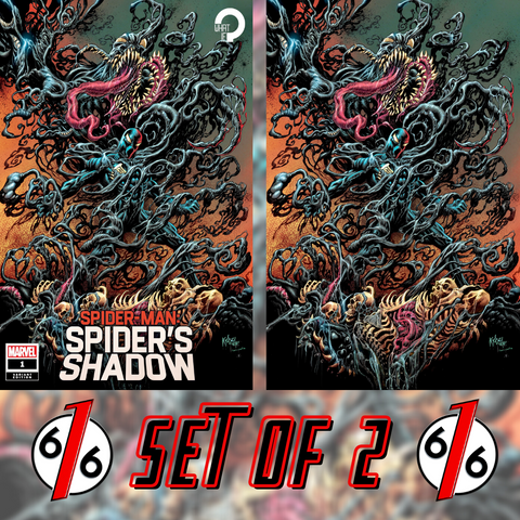 SPIDER-MAN SPIDER’S SHADOW #1 HOTZ 616 Exclusive Set Trade & Virgin Variant LTD 1000