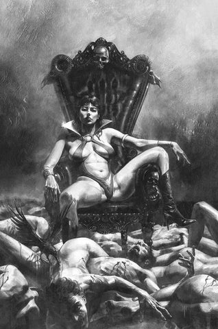 🚨🔥🦇 VAMPIRELLA #18 MASTRAZZO 1:25 B&W Virgin Ratio Variant NM Gemini