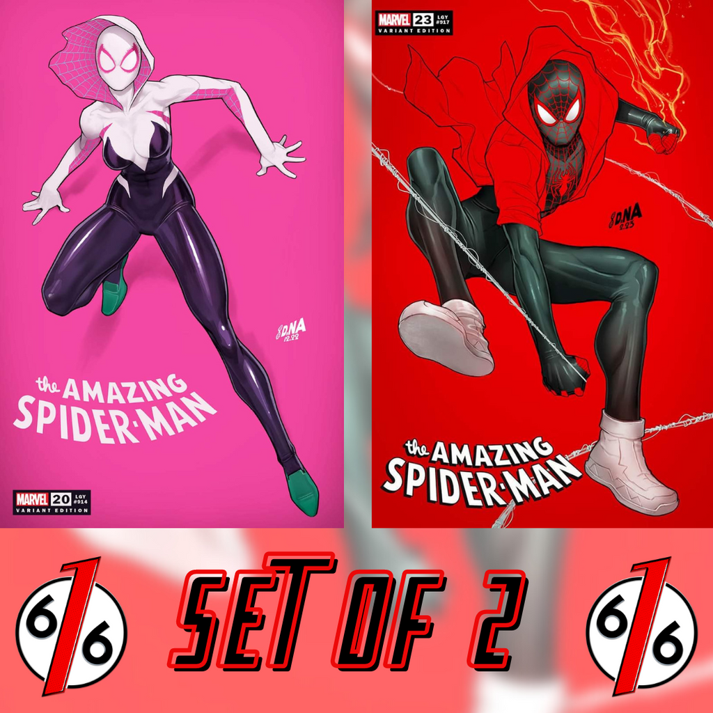 AMAZING SPIDER-MAN 20 & 23 NAKAYAMA Variant Set Of 2 MILES & Gwen AMAZING SPIDER-MAN 20 & 23 NAKAYAMA Variant Set Of 2 MILES & Gwen