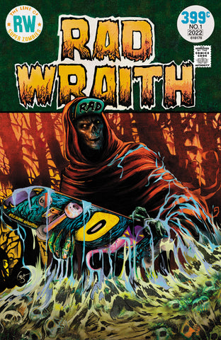 RAD WRAITH #1 BUST 616 Variant B LTD 300 COA Swamp Thing #9 Homage