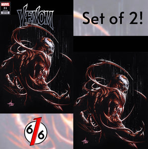 🚨🕸 VENOM #31 SET OF 2 GABRIELE DELL’OTTO Carnage Variants King In Black NM