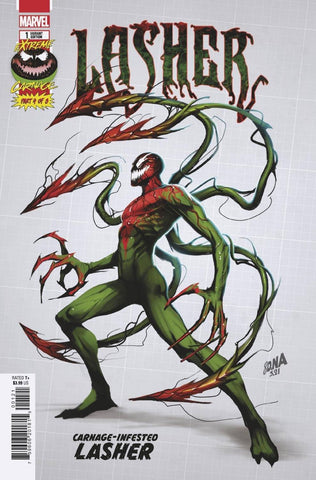 EXTREME CARNAGE LASHER #1 DAVID NAKAYAMA 1:10 Design Variant