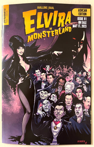 ELVIRA IN MONSTERLAND #1 Acosta ASHCAN Variant