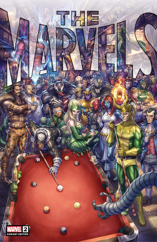 THE MARVELS #2 ALAN QUAH Exclusive Trade Dress Variant LTD 3000