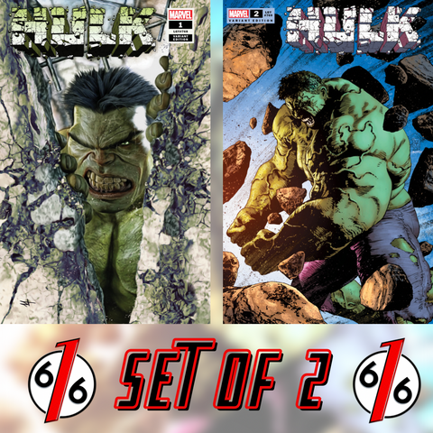 HULK #1-2 Variant Set Of 2 TURINI & GIANGIORDANO 616 Trade Dress LTD 3000