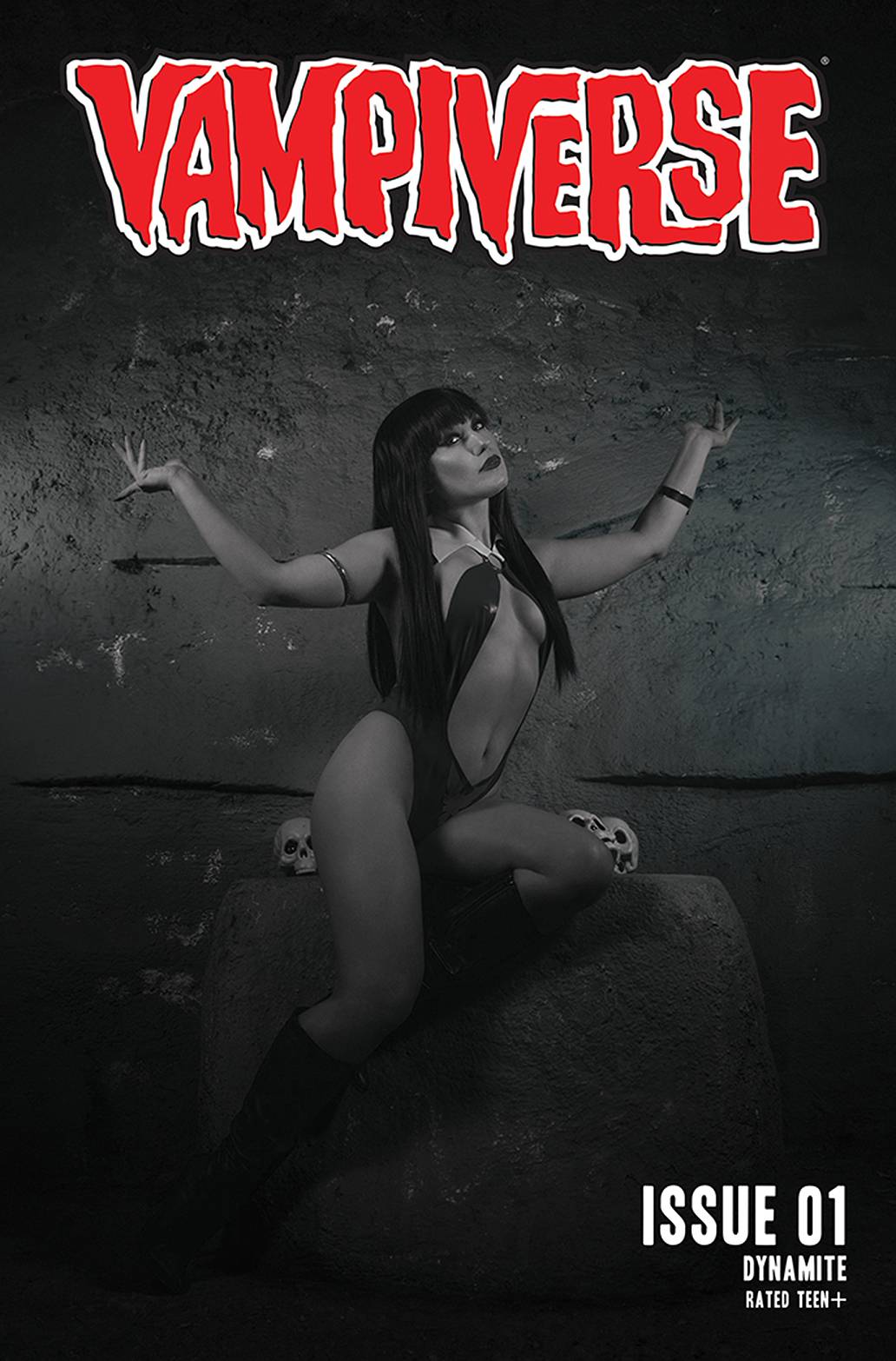 🚨🔥🦇 VAMPIVERSE #1 COSPLAY 1:30 B&W Ratio Variant Vampirella 