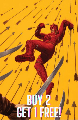 BUY 2 GET 1 FREE - DAREDEVIL #1 E.M. Gist 616 Virgin Variant - 3 Copies