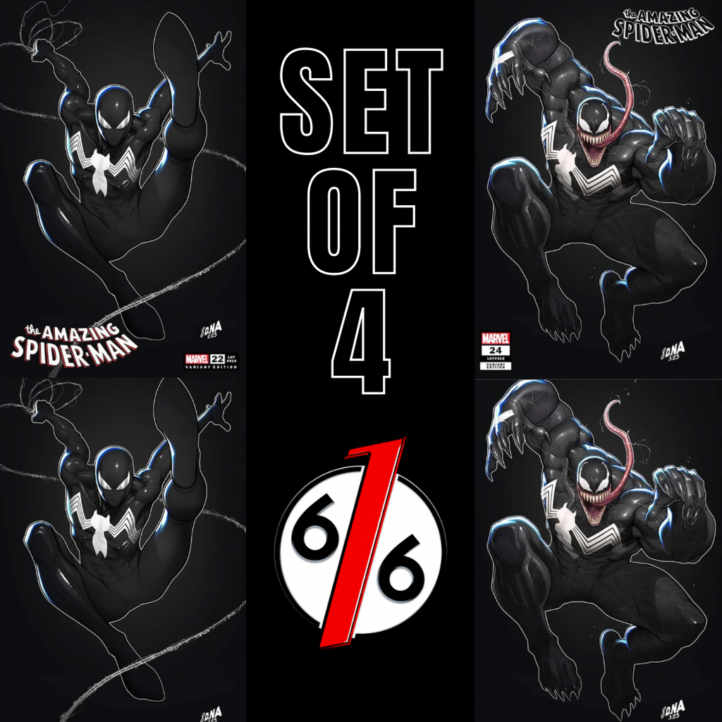 AMAZING SPIDER-MAN #22 & 24 DAVID NAKAYAMA Variant Set Of 4 VENOM AMAZING SPIDER-MAN #22 & 24 DAVID NAKAYAMA Variant Set Of 4 VENOM