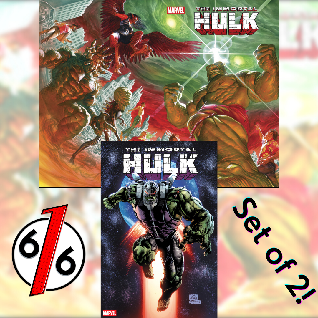 🚨🔥 IMMORTAL HULK #50 ALEX ROSS Main Cover & Stegman Foreshadow Variant NM