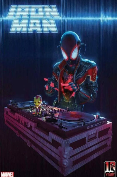 DJ POOH MARAT MYCHAELS Main Cover Miles Morales Rahzzah Homage LTD 500