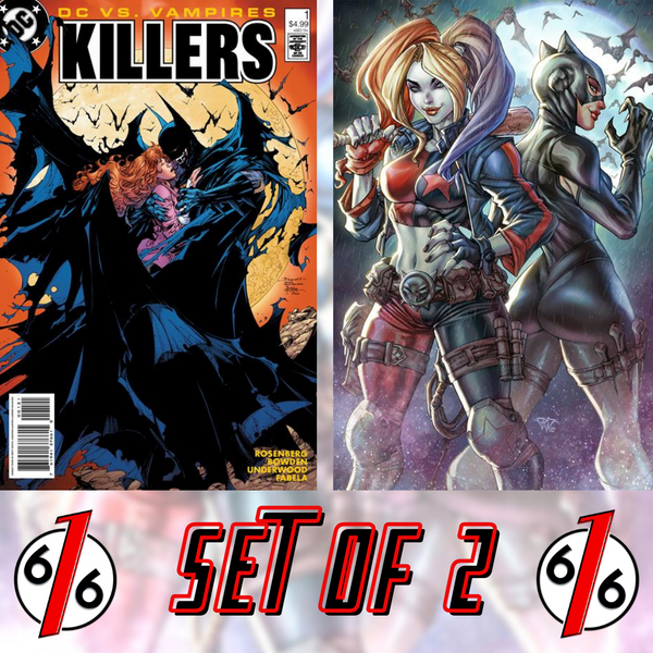 DC VS VAMPIRES KILLERS #1 SET BOOTH Variant MCFARLANE BATMAN #423 Homage & PANTALENA 1:25 Ratio