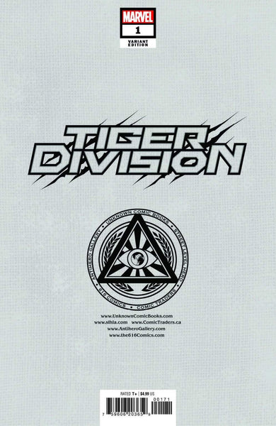 TIGER DIVISION #1 LOBOS Unknown 616 Comics Trade Dress Variant LUNA SNOW