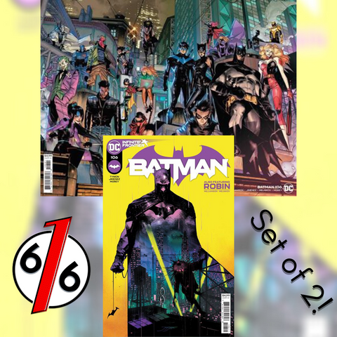 🚨🦇 BATMAN #106 SET OF 2 Cvr A & B Wraparound Jimenez 🔑 1st App MIRACLE MOLLY