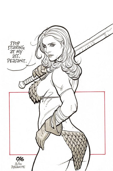 INVINCIBLE RED SONJA #1 FRANK CHO Variant Set Of 2 Cover D & 1:20 Virgin