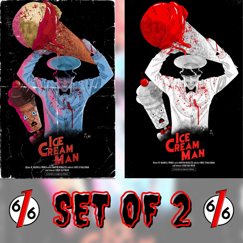 ICE CREAM MAN #25 MEGAN HUTCHISON-CATES 616 Variant Set LTD 500 COA