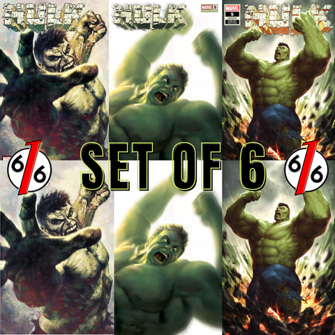 HULK #5 MASTRAZZO & MERCADO & KUNKKA LIM Exclusive Variant Set 