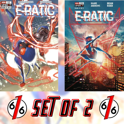 🚨💥⚡️ E-RATIC #1-2 SET OF 2 Kaare Andrews Main Covers NM Gemini Shipping