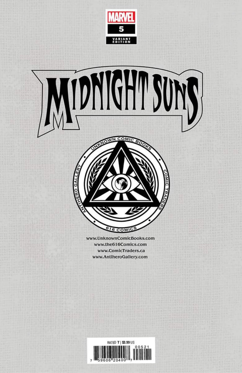 MIDNIGHT SUNS 5 DAVID NAKAYAMA Exclusive Virgin Variant MAGIK The midnight-suns-5-david-nakayama-exclusive-virgin-variant-magik-the