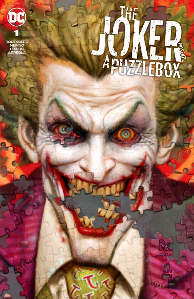 JOKER PRESENTS A PUZZLEBOX #1 RYAN BROWN Variant Set Trade