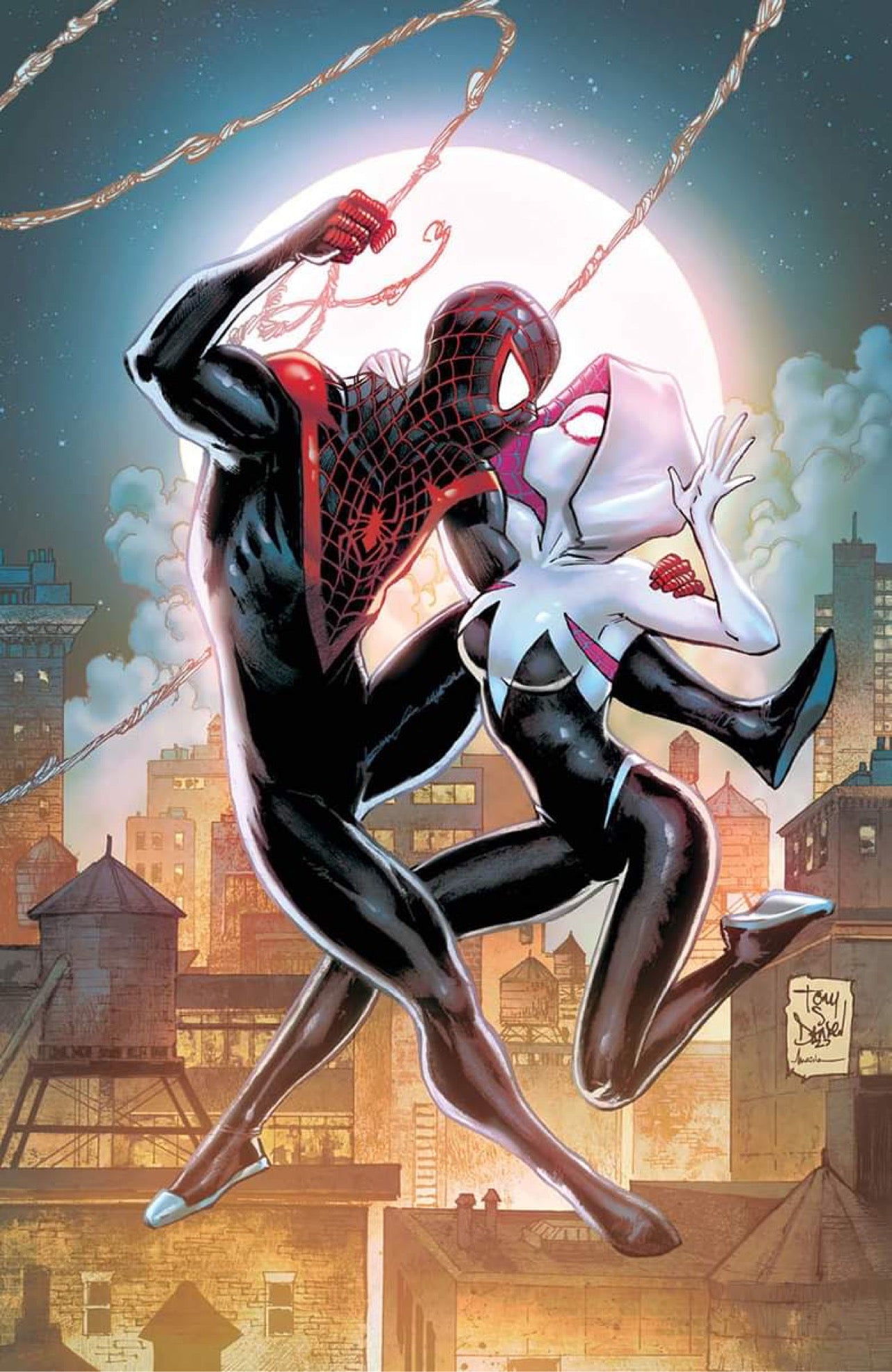 SPIDER-MAN 4 TONY DANIEL 616 Virgin Variant MILES MORALES SPIDER