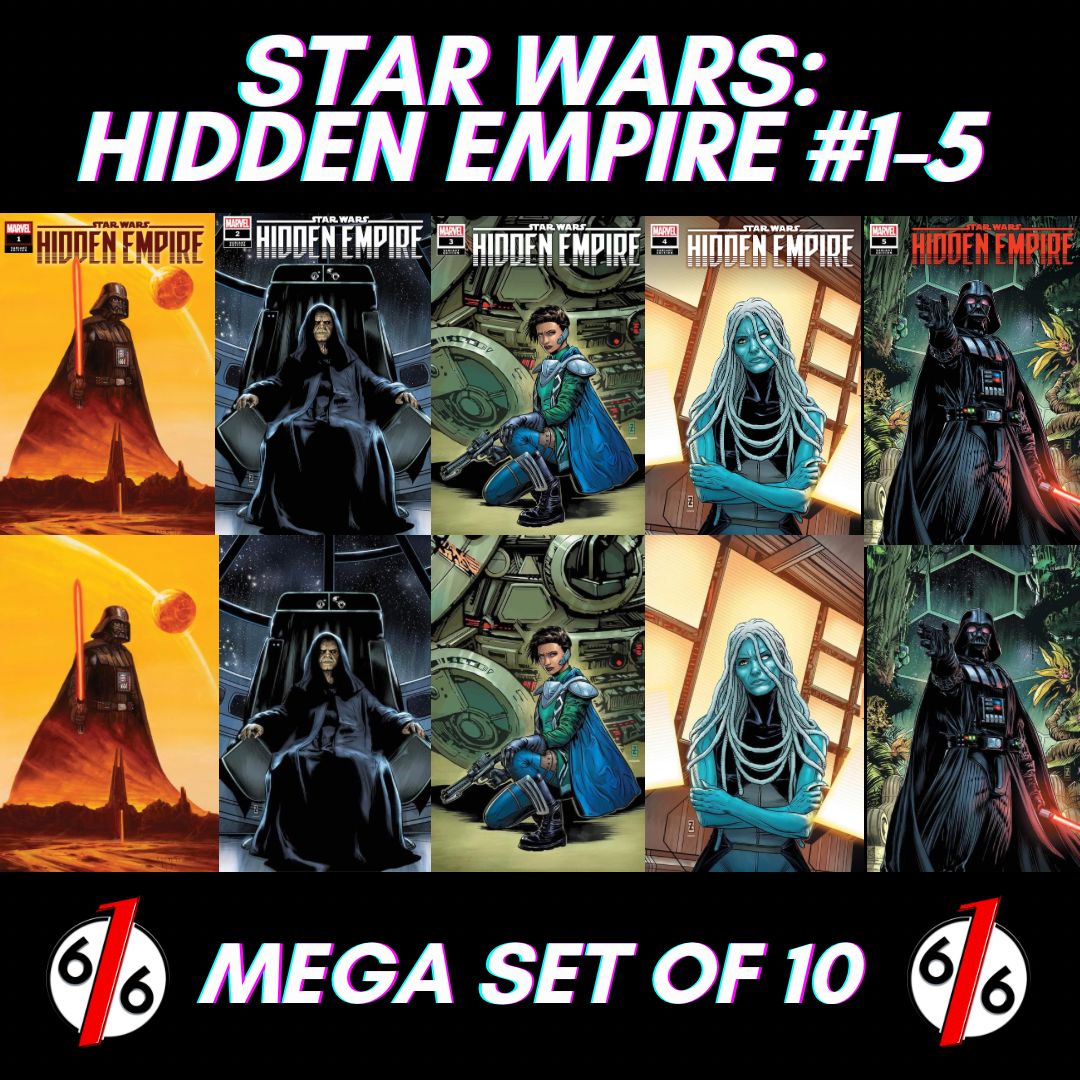 STAR WARS HIDDEN EMPIRE 1-5 Trade Dress & Virgin 616 Exclusive Variant ...