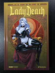 🔥☠️🖊 THE ART OF LADY DEATH VOLUME 1 Ortiz Cover Signed Pulido LTD 350 HC