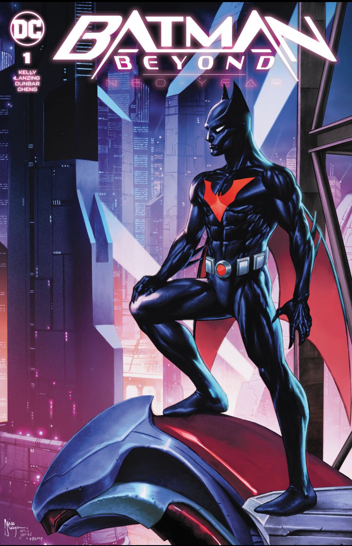 BATMAN BEYOND NEO-YEAR #1 SET SUAYAN Variant & Main Cover Batman