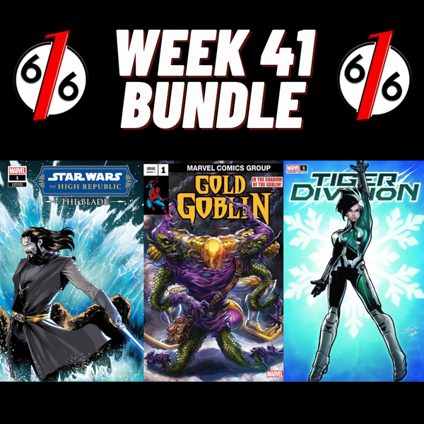 616 COMICS WEEK 41 TRADE DRESS BUNDLE Star Wars High Republic Blade 1 & Gold Goblin 1 & Tiger Division 1