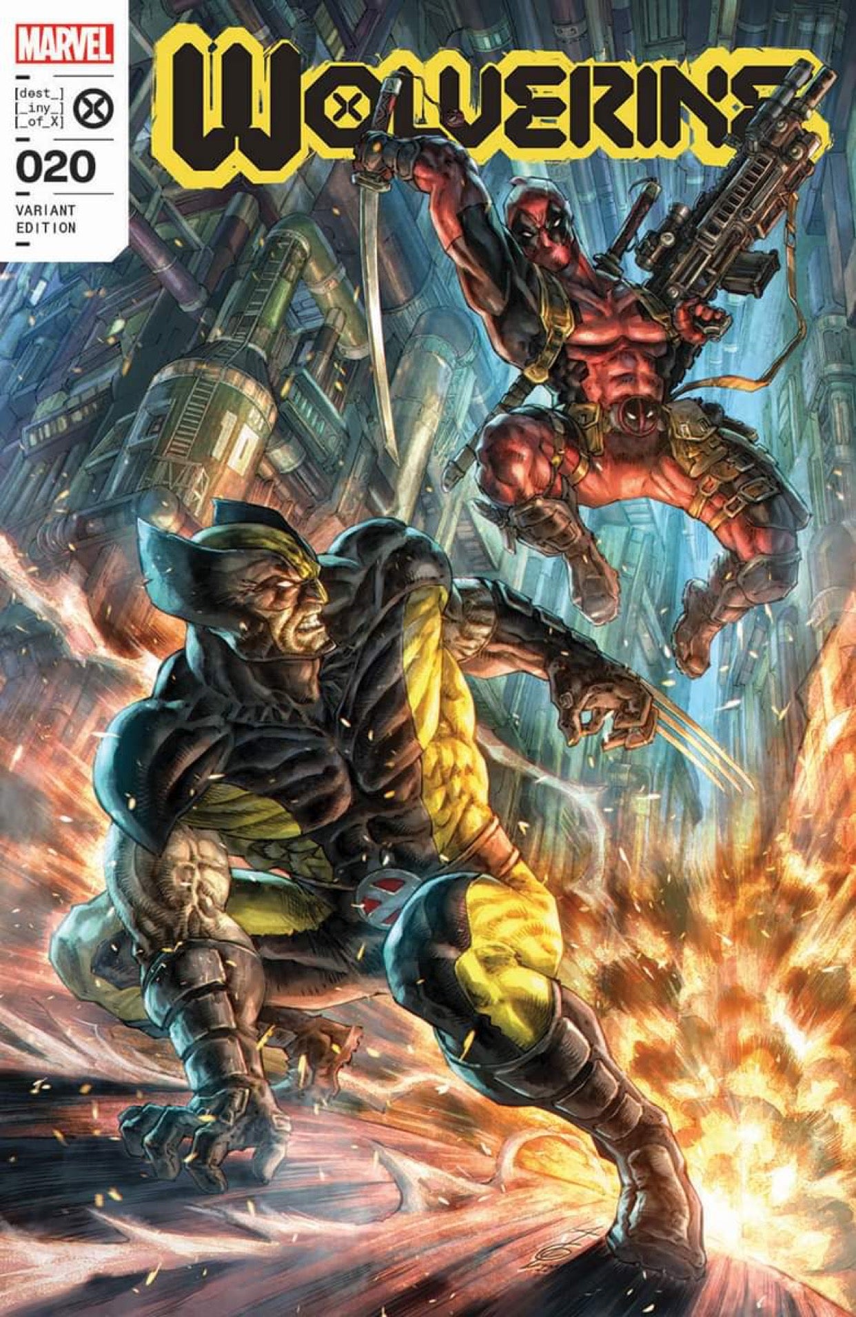 WOLVERINE #20 QUAH Unknown 616 Trade Dress Variant Deadpool