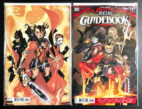 DARK NIGHTS DEATH METAL GUIDEBOOK #1 Set Of 2 Dodson 1:25 & Putri Cover A