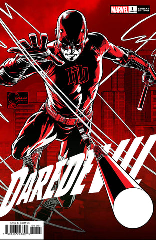 DAREDEVIL #1 JOE QUESADA 1:50 Hidden Gem Ratio Variant