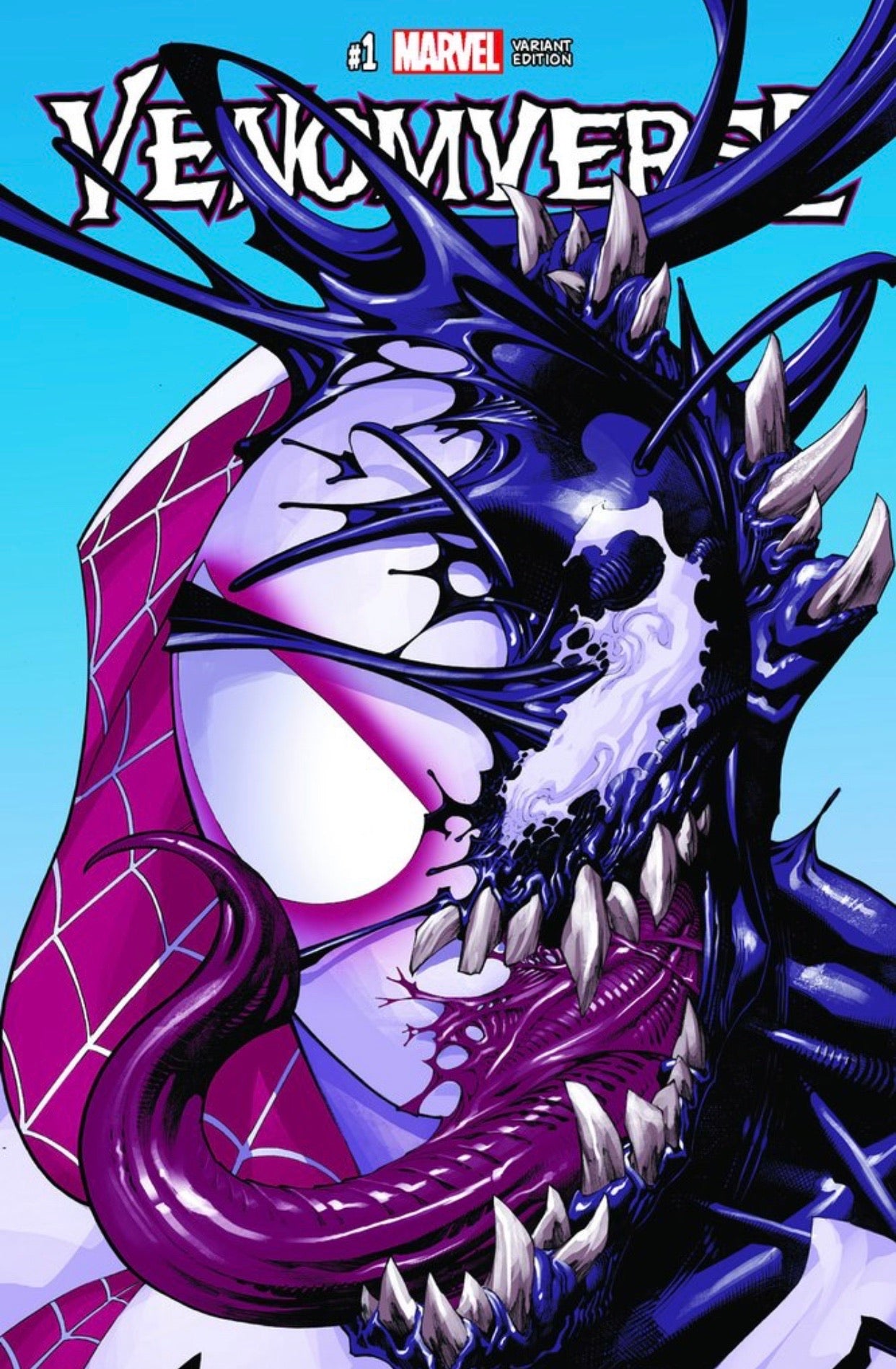 VENOMVERSE #1 SPIDER-GWEN CHRIS STEVENS Cover A GWENOM