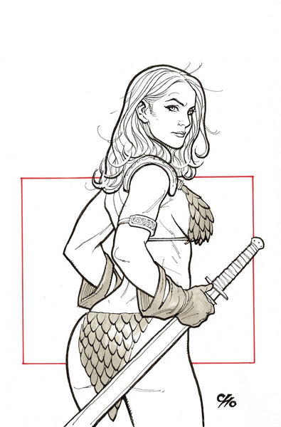 INVINCIBLE RED SONJA #8 FRANK CHO SET Cover D & 1:7 Virgin Ratio Variant