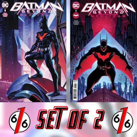 BATMAN BEYOND NEO-YEAR #1 SET SUAYAN Variant & Main Cover Batman #608 Lee